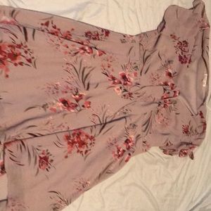 Charlotte Russe purple floral dress